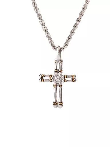 Canias 24" Double Row Cross Chain by John Medeiros