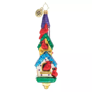 Cardinal Castle Ornament by Christopher Radko