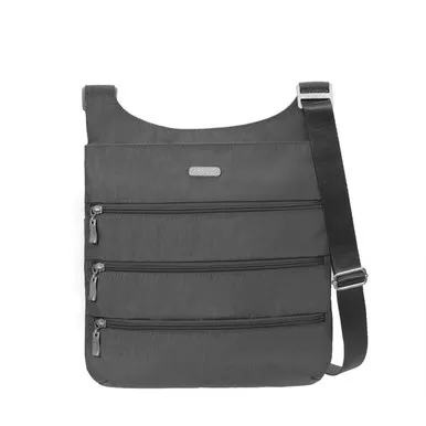 Charcoal Big Zipper Bagg by Baggallini