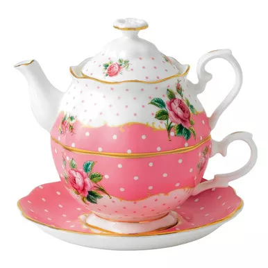 Cheeky Pink Tea For One by Royal Albert