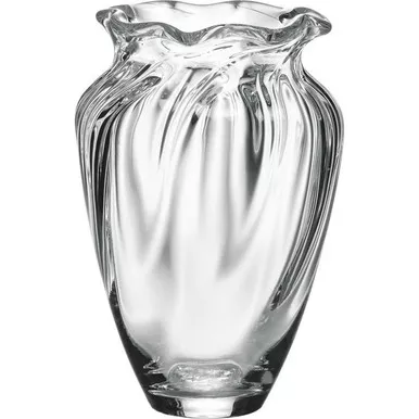 Chelsea Optic Medium Cinched Vase by Simon Pearce