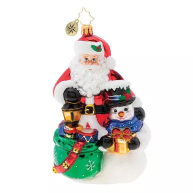 Christmas Delivery Duo Ornament by Christopher Radko