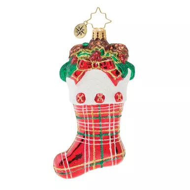 Classic Country Stocking Ornament by Christopher Radko