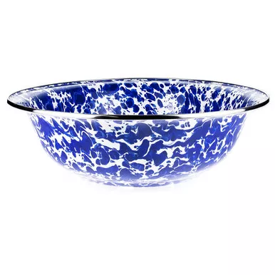 Cobalt Swirl Serving Bowl by Golden Rabbit
