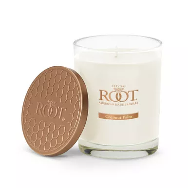 Coconut Palm Hive Glass Candle by Root