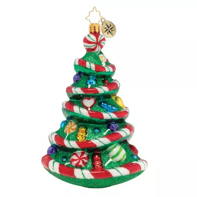 Colorful Candy Christmas Tree Ornament by Christopher Radko
