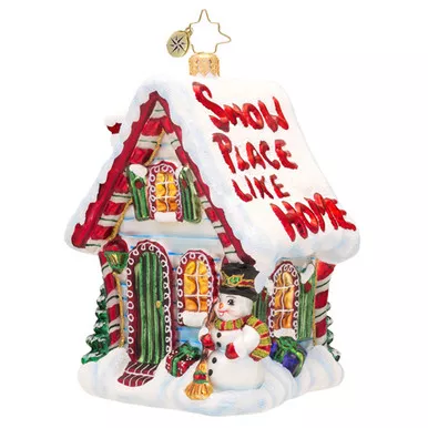 Comfy Cottage Ornament by Christopher Radko (Special Order)