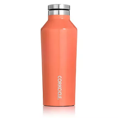 Corkcicle 9 oz. Canteen - Gloss Peach Echo