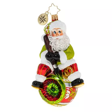 Crafty Claus Ornament by Christopher Radko