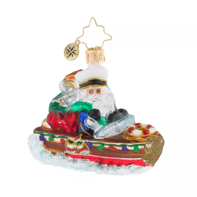 CUT FROM SITE - Nautical Nick Little Gem Ornament by Christopher Radko