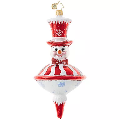 CUT FROM SITE - Snowman Spinner Ornament by Christopher Radko