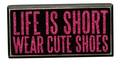 Cute Shoes Box Sign - Primitives by Kathy