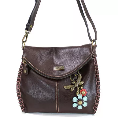 Dark Brown Dragonfly Charming Crossbody