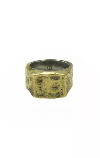 Dark Oxy Square Ring (Size 11) by Waxing Poetic