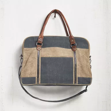 Dash Duffle Canvas Bag by Mona B