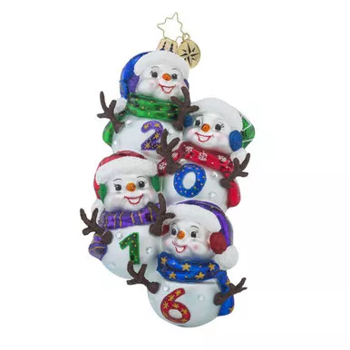 Dated Sheaf Ornament by Christopher Radko