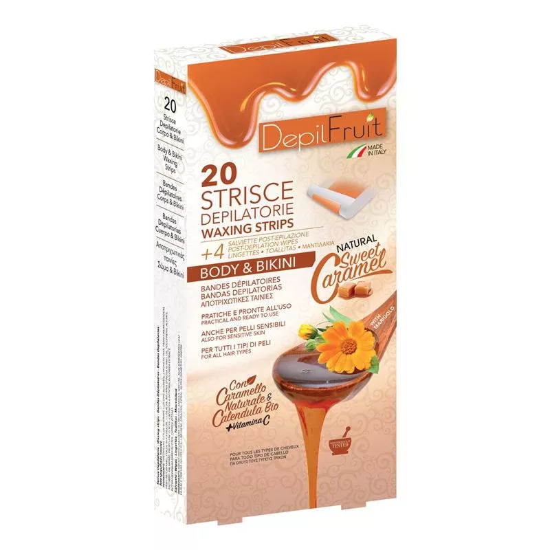 Depil fruit caramel Waxing Strips