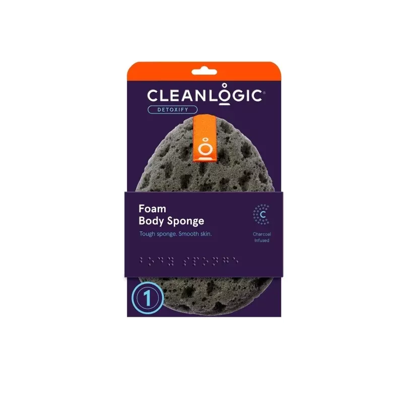 Detoxify Charcoal Foam Body Sponge