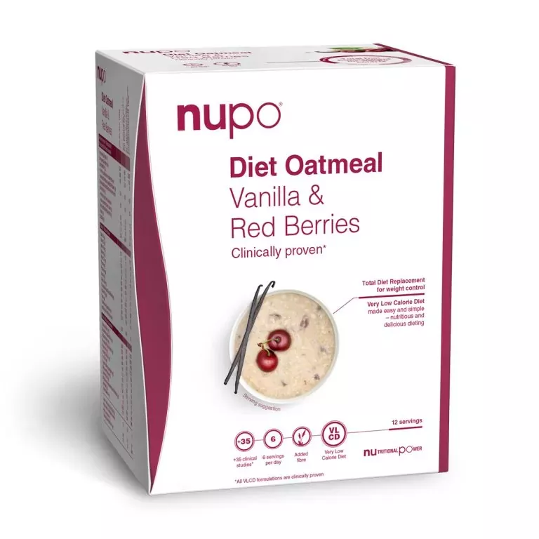 Diet Oatmeal Vanilla Red Berries