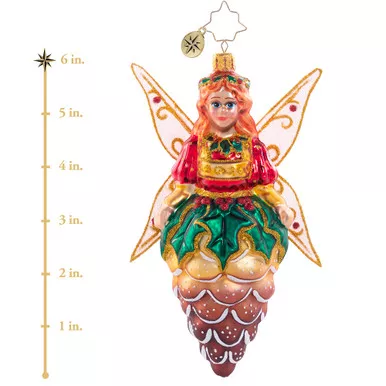 A Divine Pine Guardian Ornament by Christopher Radko -