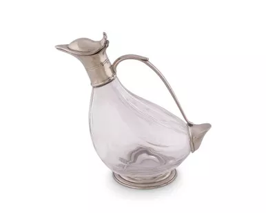 Duck Pewter Wine Decanter by Vagabond House