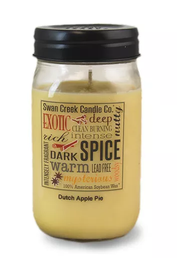 Dutch Apple Pie 24 oz. Swan Creek Kitchen Pantry Jar Candle