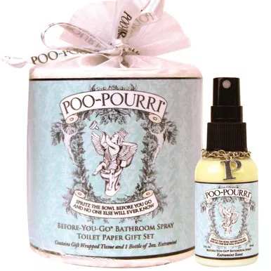 Extramint TP Gift Set with 2 oz. Poo-Pourri Bathroom Spray - LIMITED