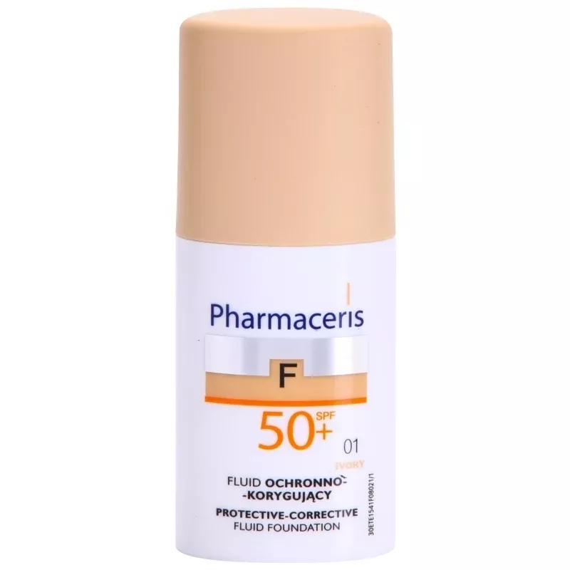 F-Fluid Foundation Protective High-Coverage Foundation SPF 50+ Shade 01 Ivory 30 Ml