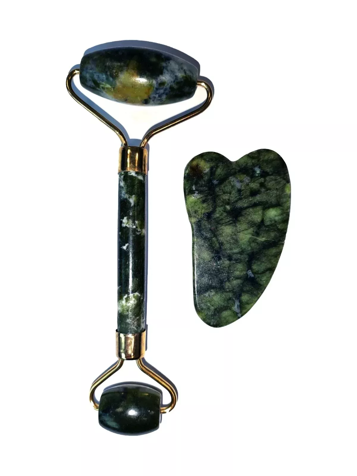 face massager roller + Gua Sha BLING stone + Mask Applicator