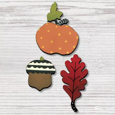 Fall with Acorn Magnets 3 Pack- Roeda