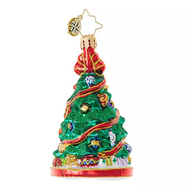 Festooned Fir Little Gem Ornament by Christopher Radko