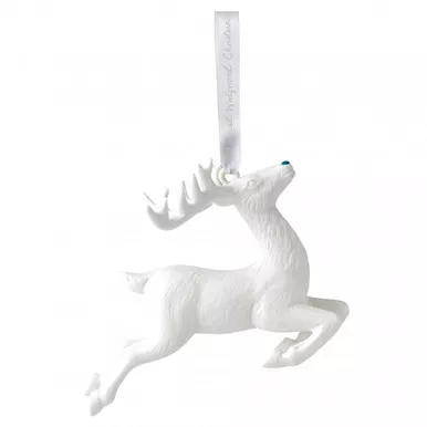 Figural Reindeer Ornament by Wedgwood