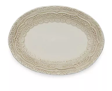 Finezza Cream Small Oval Tray - Arte Italica