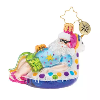 Floating Through The Holidays Gem Ornament by Christopher Radko