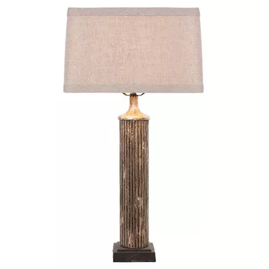Fluted Column Lamp by Aidan Gray