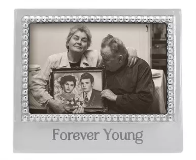 "Forever Young" Beaded 4" x 6" Frame by Mariposa