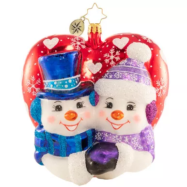 A Frosty First Christmas Ornament by Christopher Radko -