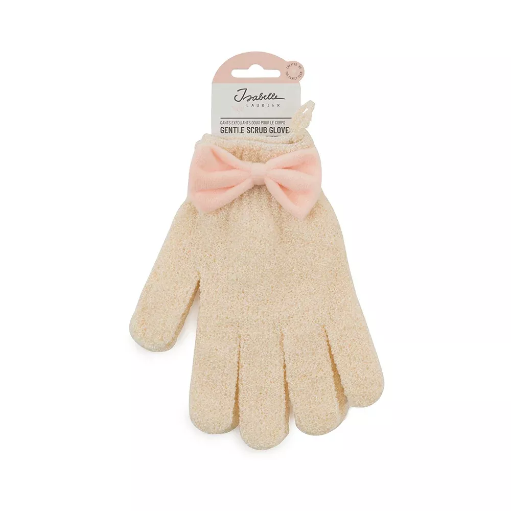 Gentle Scrub Glove Creamy White