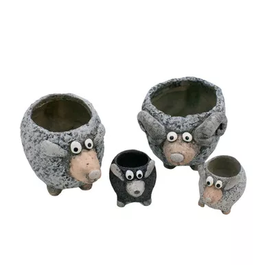 Georgetown The Ramsey's, Sheep Family Planters