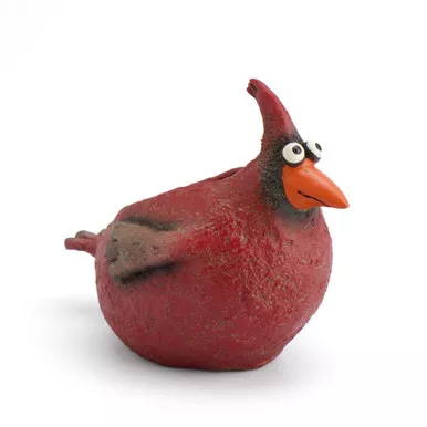 Georgetown Red Cardinal Bird Planter