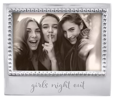 "Girls Night Out" Beaded 4" x 6" Frame by Mariposa