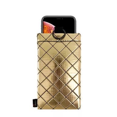 Gold Apollo II + Antimicrobial Insulated Phone Case - Medium by Phoozy