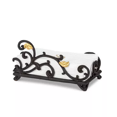 Gold Leaf Guest Towel Holder - GG Collection