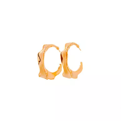 Gold Swagy Earrings - UNO de 50