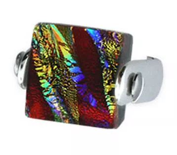 Golden Red Dichroic Design Bar