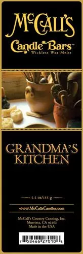 Grandma's Kitchen McCall's Candle Bar