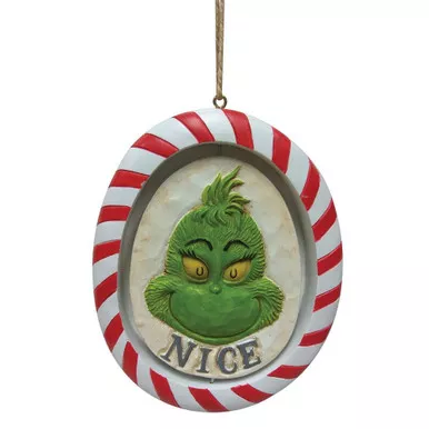 Grinch Naughty / Nice Rotating Ornament by Jim Shore