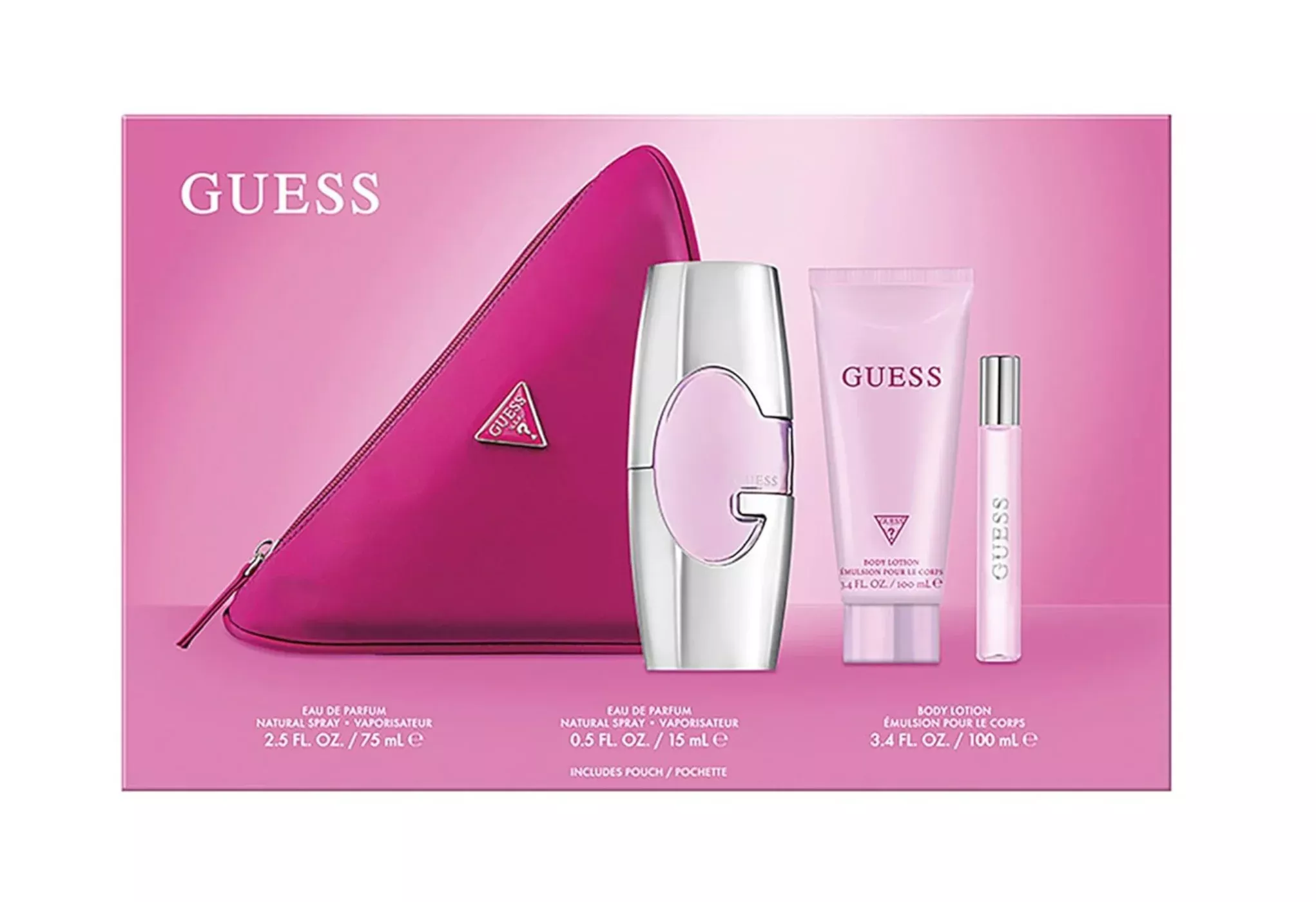 Guess Pink 4-Piece Gift Set for Women