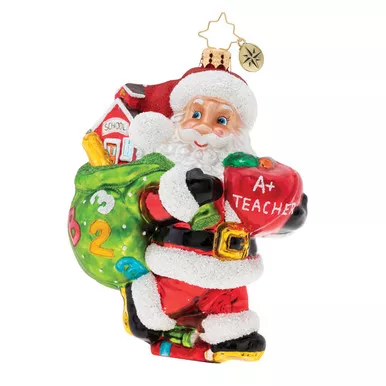 Hall Pass For Santa! Ornament by Christopher Radko