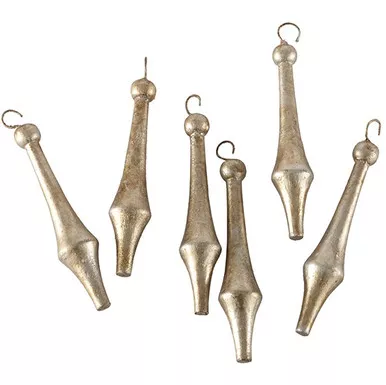 Handpainted Grey Drops (Set of 6) by Aidan Gray